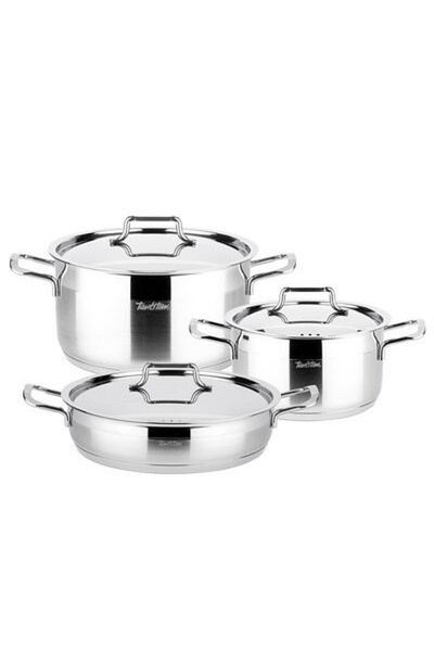 Tantitoni Premium 6 Piece Stainless Steel Cookware Set (Elvin Home Concept)