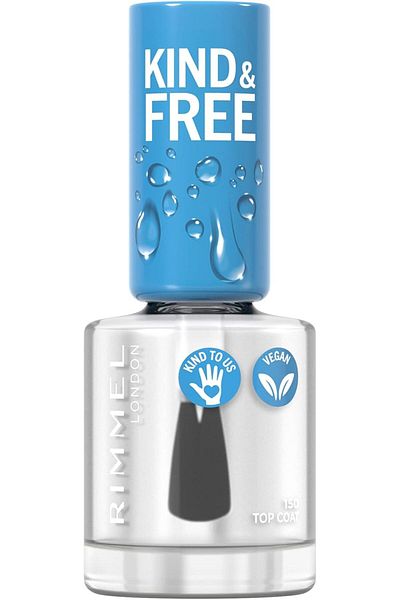 Rimmel Kind & Free Clean Nail Polish - 150 - Top Coat, 8ml