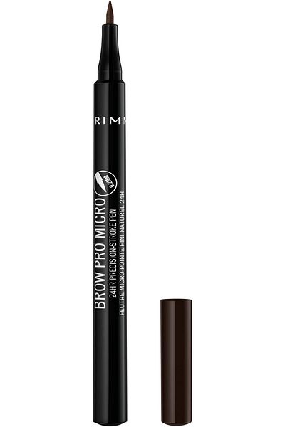 Rimmel Brow Pro Micro 24HR Precision-Stroke Pen - 004 - Dark Brown, 1ml