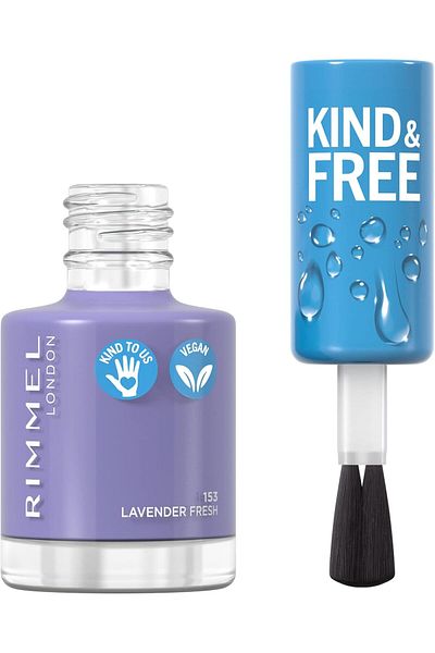 Rimmel Kind & Free Clean Nail Polish - 153 - Lavender Light, 8ml