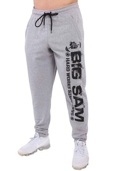 Big Sam Relaxed Cut Zippered Men's Sweatpants - 1245