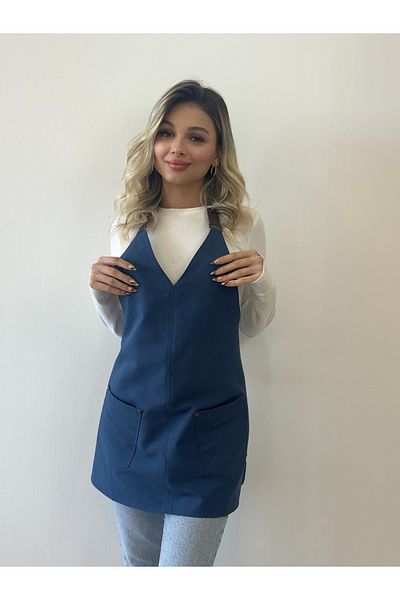 Monki Haus طارد المياه مقاوم للبقع مقهى باريستا السيراميك المعجنات كوك النادل زهرة مطعم مقهى Apron النساء المئزر