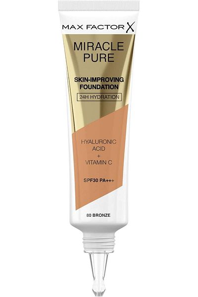 Max Factor Miracle Pure Skin Improving Foundation - 80 - Bronze, 30ml
