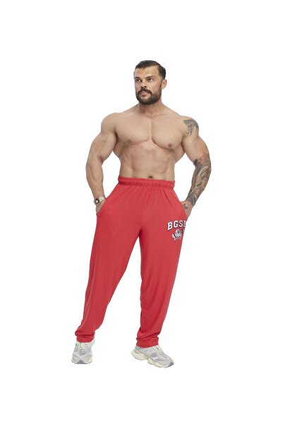 Big Sam Red Sweatpants Body Pants - 1203