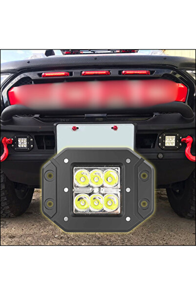 DEKOHOP Off Road Led Çalışma ve Tampon Sis Lambası 1 Adet 12-24V Traktör Tır ...