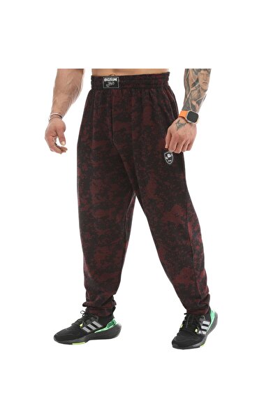 BGSM Erkek Eşofman Altı Teknik Kamuflaj Body Pantolon Eşofman Altı Pnt1365