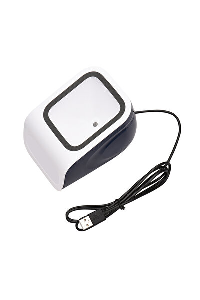 Choice WHITE 1D 2D QR Desktop Barcode Scanner Platform Hands-free USB Wired B...