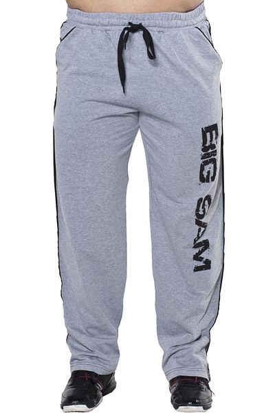 Big Sam Gray Melange Sweatpants 919