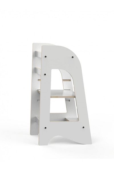 MAMATOYZ Turn de invatare MamaToyz Learning Tower din MDF, Alb