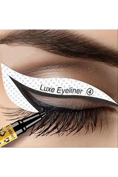 Beauty Box Fox Eyeshadow 24-Piece Stencil Set Texture-Free Easy and Flawless Makeup Stencil