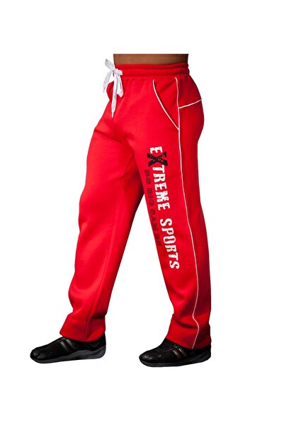 Big Sam Kışlık Kalın Eşofman Altı Kırmızı 857