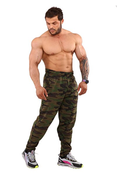 BGSM بنطال رياضي مموه للياقة البدنية Pnt1346