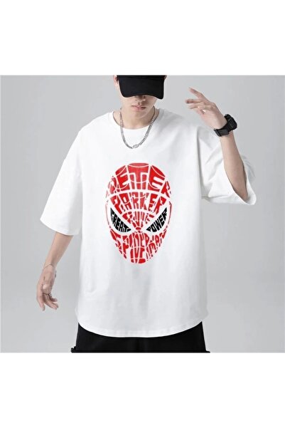 Violon Spider-Man Peter Parker majica sa šarom, unisex, velika, bela