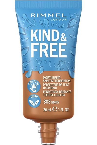 Rimmel Kind & Free Skin Tint Foundation - 303 - Honey, 30ml