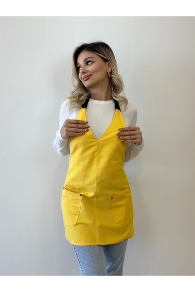 Monki Haus Water Repellent Stain Resistant Cafe Barista Ceramic Pastry Cook Waiter Florist Restaurant Cafe Apron Women Apron