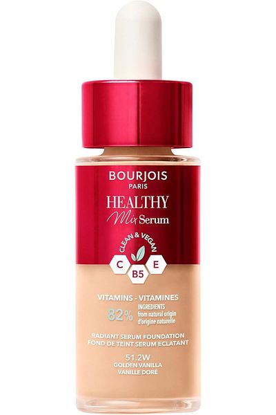 Bourjois Healthy Mix Serum Foundation - 51.2W - Golden Vanilla, 30ml
