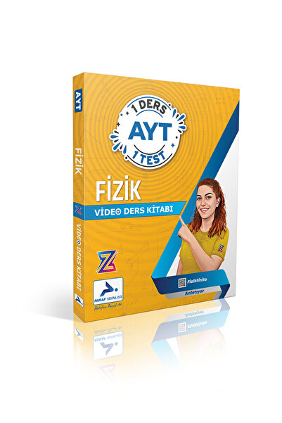 paraf yayınları PARAF Z TAKIM AYT FİZİK VİDEO DERS KİTABI