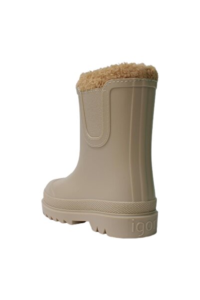 IGOR İgor Tokio Kürklü Çocuk Yağmur Çizmesi Bej