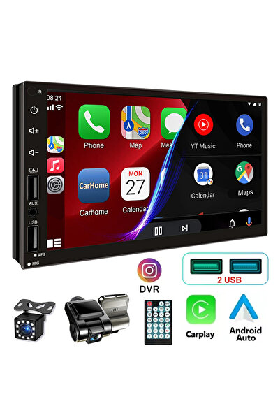 Choice 7 Inch Car Radio Stereo Full HD Touchscreen 2 Din Car Video Player with Dash Cam&Rear View Camera...