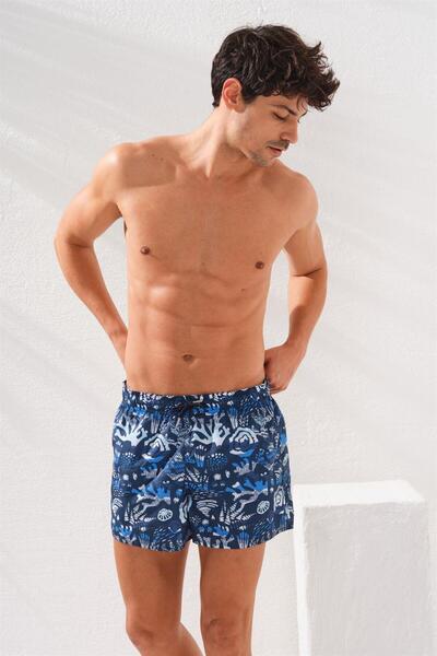 Pierre Cardin Ανδρικό υφαντό σορτς με σχέδια 231364