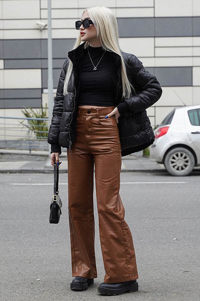 Madmext Mad Girls Mg1316 – Braune Lederhose