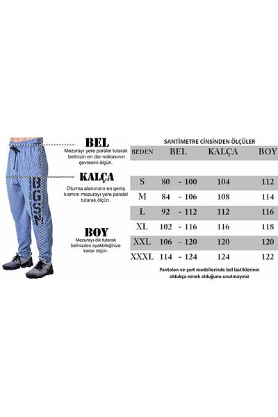 Big Sam Big Sam 1279 - Sweatpants and Baggy Cut Body Pants