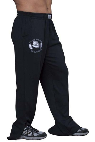 Big Sam Black Slit Sweatpants