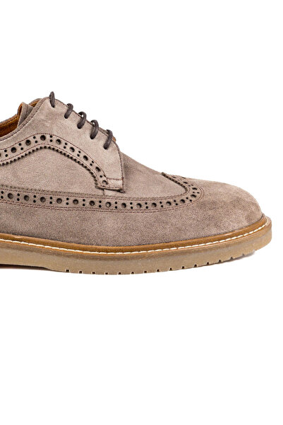 TEZCAN KUNDURA Tango-S Genuine Gray Suede Leather Casual Rubber Sole Classic Men's Shoes