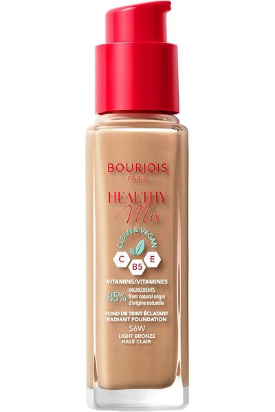 Bourjois Healthy Mix Clean Foundation - 56W - Light Bronze, 30ml