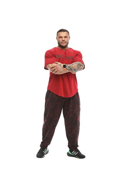 BGSM Erkek Eşofman Altı Teknik Kamuflaj Body Pantolon Eşofman Altı Pnt1365