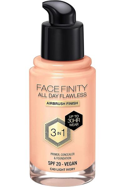 Max Factor Facefinity All Day Flawless Foundation - C40 - Light Ivory, 30ml
