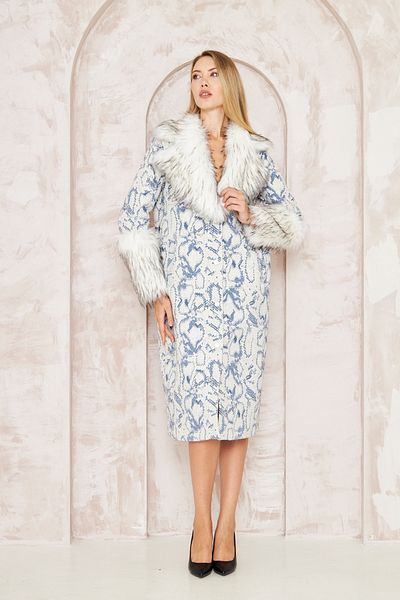 Redpoint Jackets Faux Fur Detailed Jacquard Coat