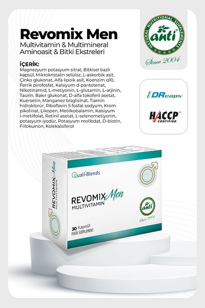 anti Revomix Men's - Special Multivitamin, Mineral and Amino Acid Supplement