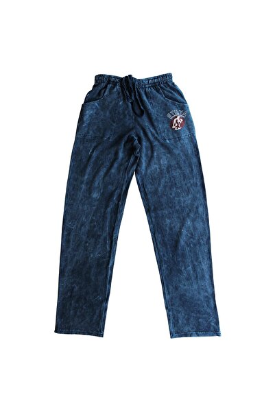 Stilya Pantaloni de trening din bumbac bleumarin - 1079