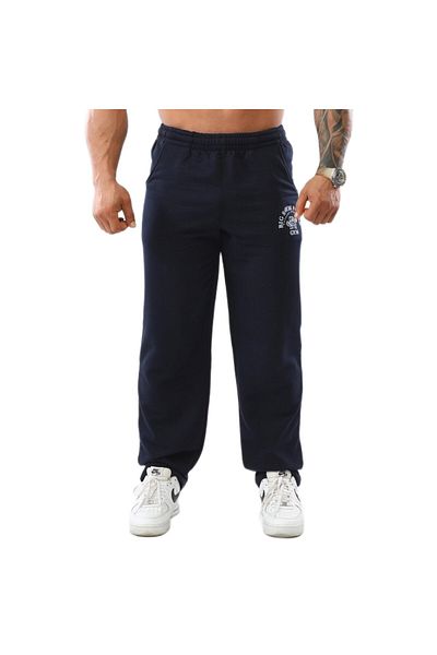 Big Sam Navy Blue Winter Sweatpants 1142