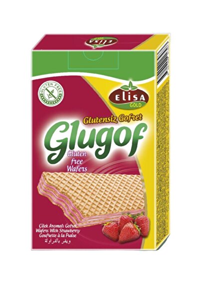 ELİSA Glutensiz Çilekli Gofret 125 gr