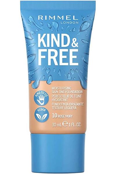 Rimmel كريم أساس Kind & Free Skin Tint - 010 - Rose Ivory، 30 مل