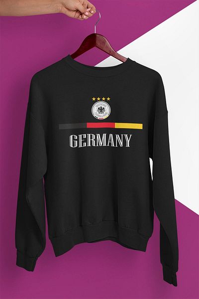 Biy Store Germany National Team Jersey Printed Unisex Crew Neck Sports Sweatshirt