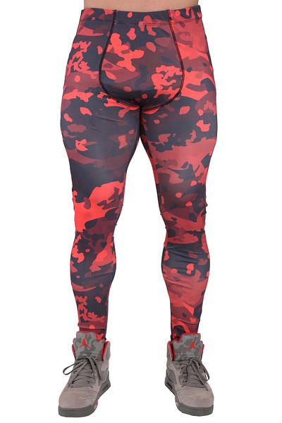 Big Sam Men's Camouflage Stretch Leggings - Fitness Running Workout Underwear 1238
