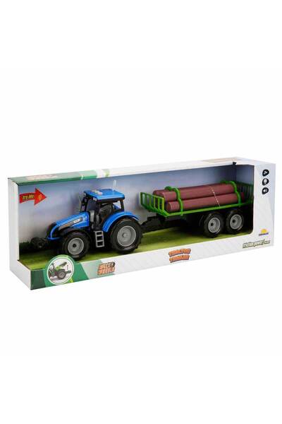 Sunman Oyuncak Maxx Wheels Sesli ve Işıklı Römorklu Traktör 44 Cm S00002681