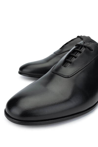 Tamer Tanca Erkek Hakiki Deri Siyah Klasik Ayakkabı