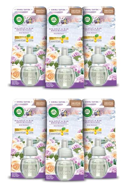 Air Wick Elektrikli Oda Kokusu Yedek Şişe Kış Masalı X 6