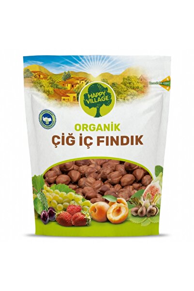 happy vıllage Organik Çiğ İç Fındık 1 kg