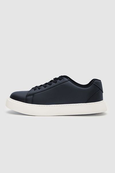 Twn Λευκή Χονδρή Σόλα Navy Blue Sneakers - Παπούτσια με κορδόνια