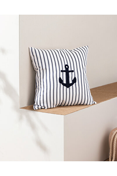 Madame Coco Husă de pernă Miroir Throw Bleumarin - 43x43 cm - Colecție Yacht