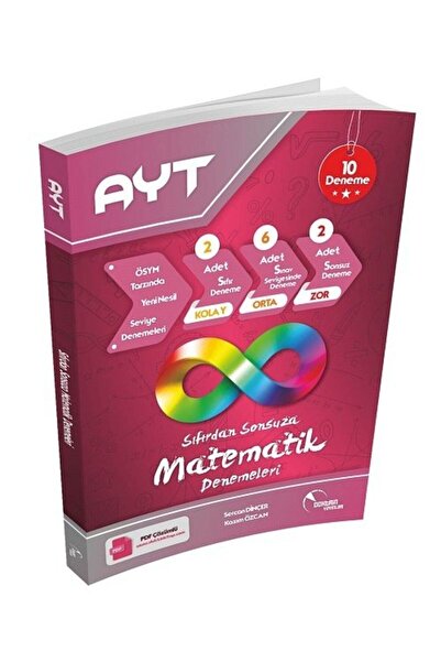 Doktrin Yayınları Ayt Sıfırdan Sonsuza Matematik 40x10 Deneme (KOLAYDAN ZORA)