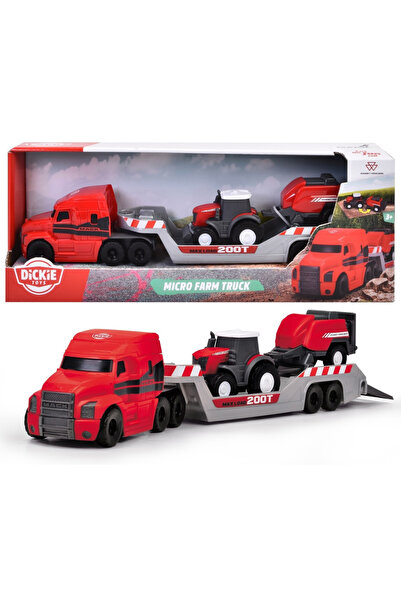 Simba Oyuncak Massey Ferguson Micro Farm Truck Çiftlik Kamyonu 203735004