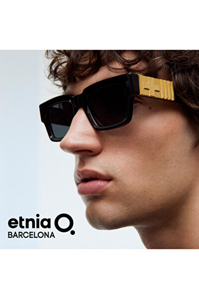 Etnia Barcelona Unısex 24 Ayar Altın Kaplama Özel Seri Kemik Güneş Gözlüğü 18...
