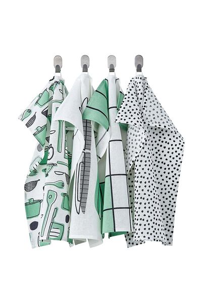 IKEA Rınnıg Drying Cloth Green-White 60476354