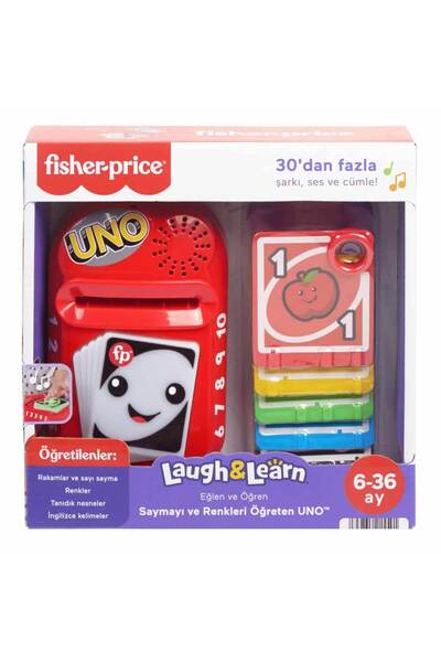 FISHER PRICE Oyuncak Lnl Saymayı ve Renkleri Öğreten Uno HWH16